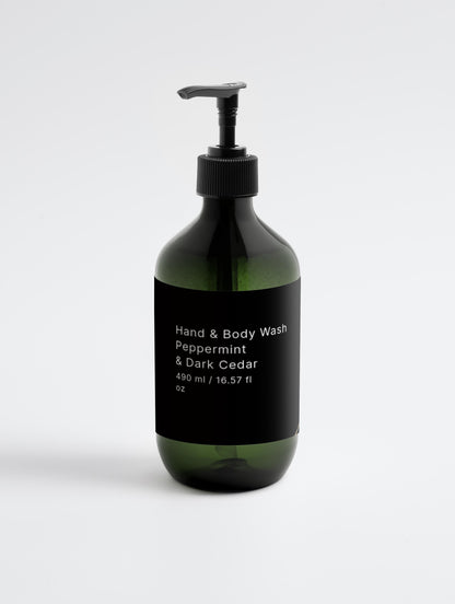 Body Wash – Peppermint & Dark Cedar