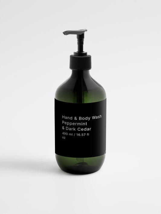 Body Wash – Peppermint & Dark Cedar