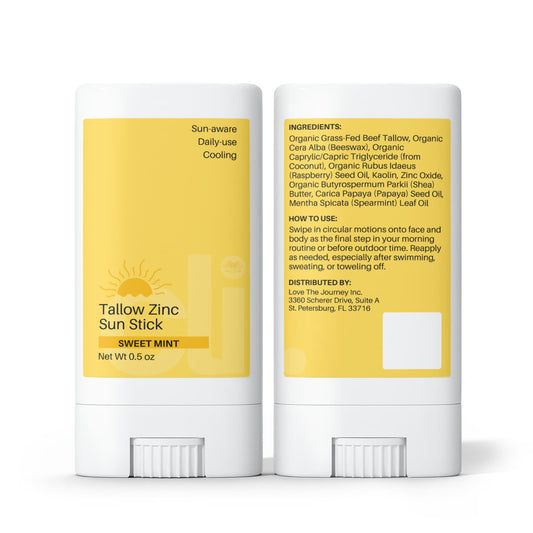 2 Pack Tallow Zinc Sun Stick