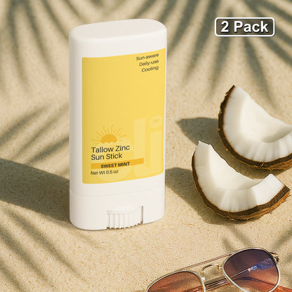 2 Pack Tallow Zinc Sun Stick