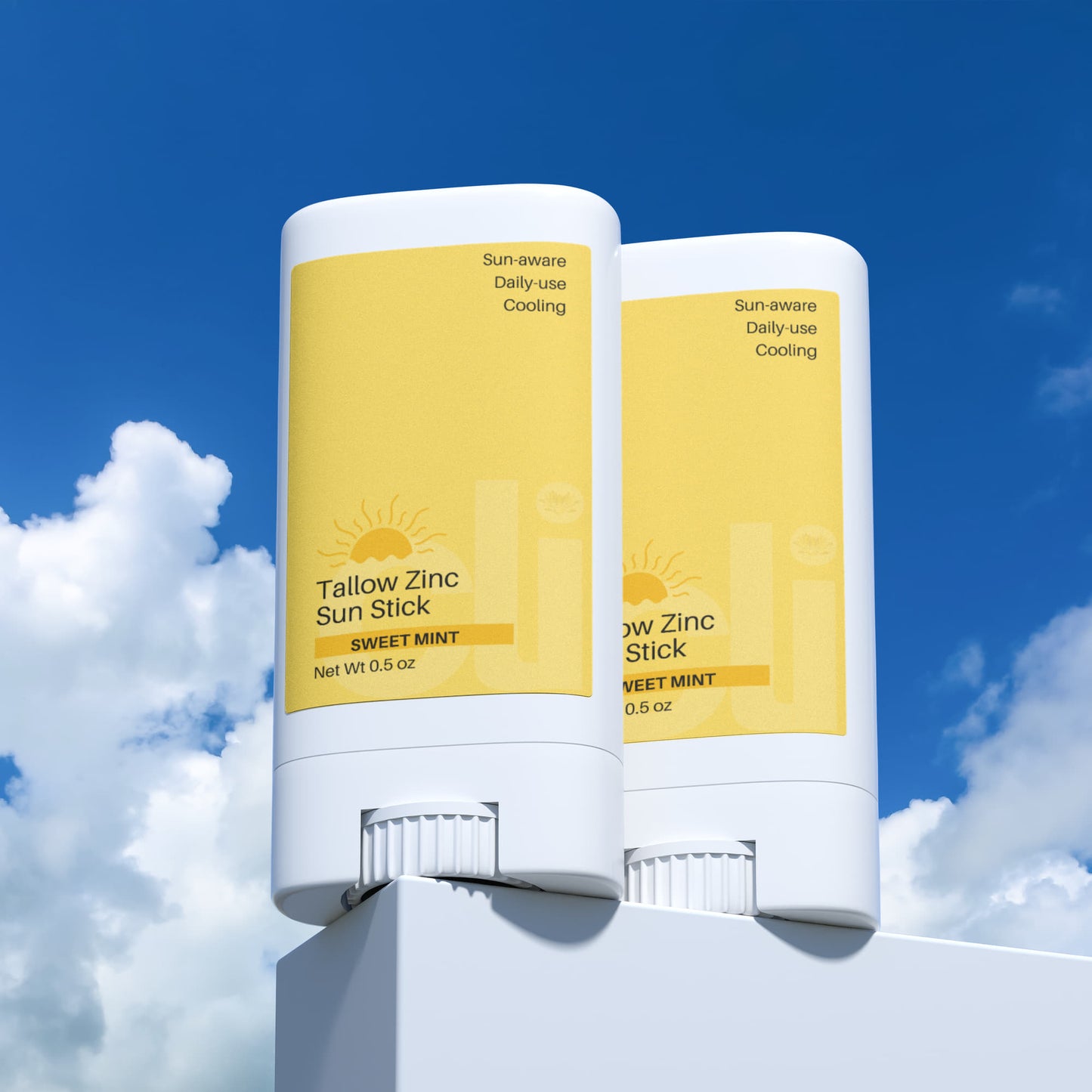 2 Pack Tallow Zinc Sun Stick