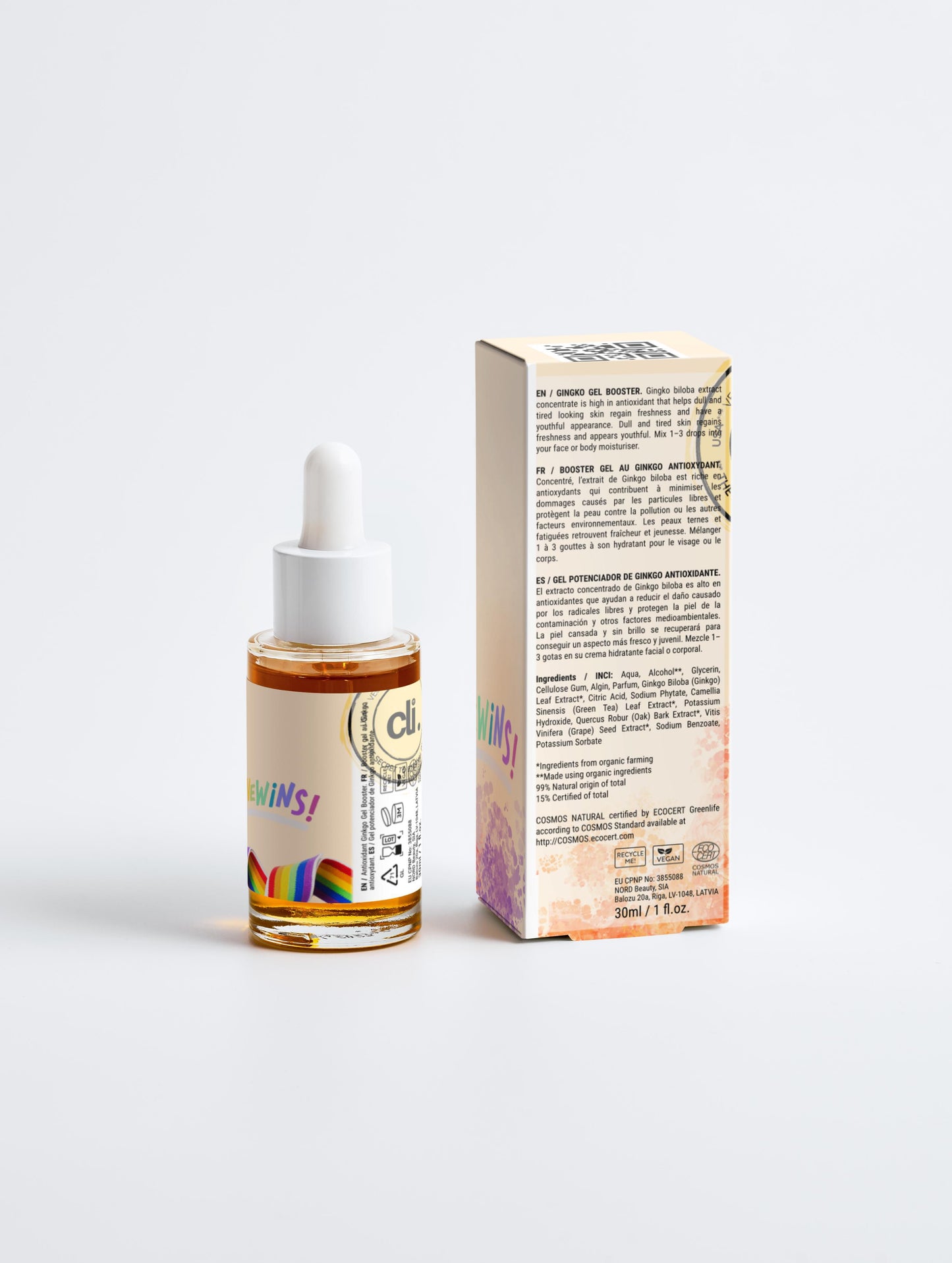 Cli Antioxidant Ginkgo Gel Booster – Limited Pride Edition